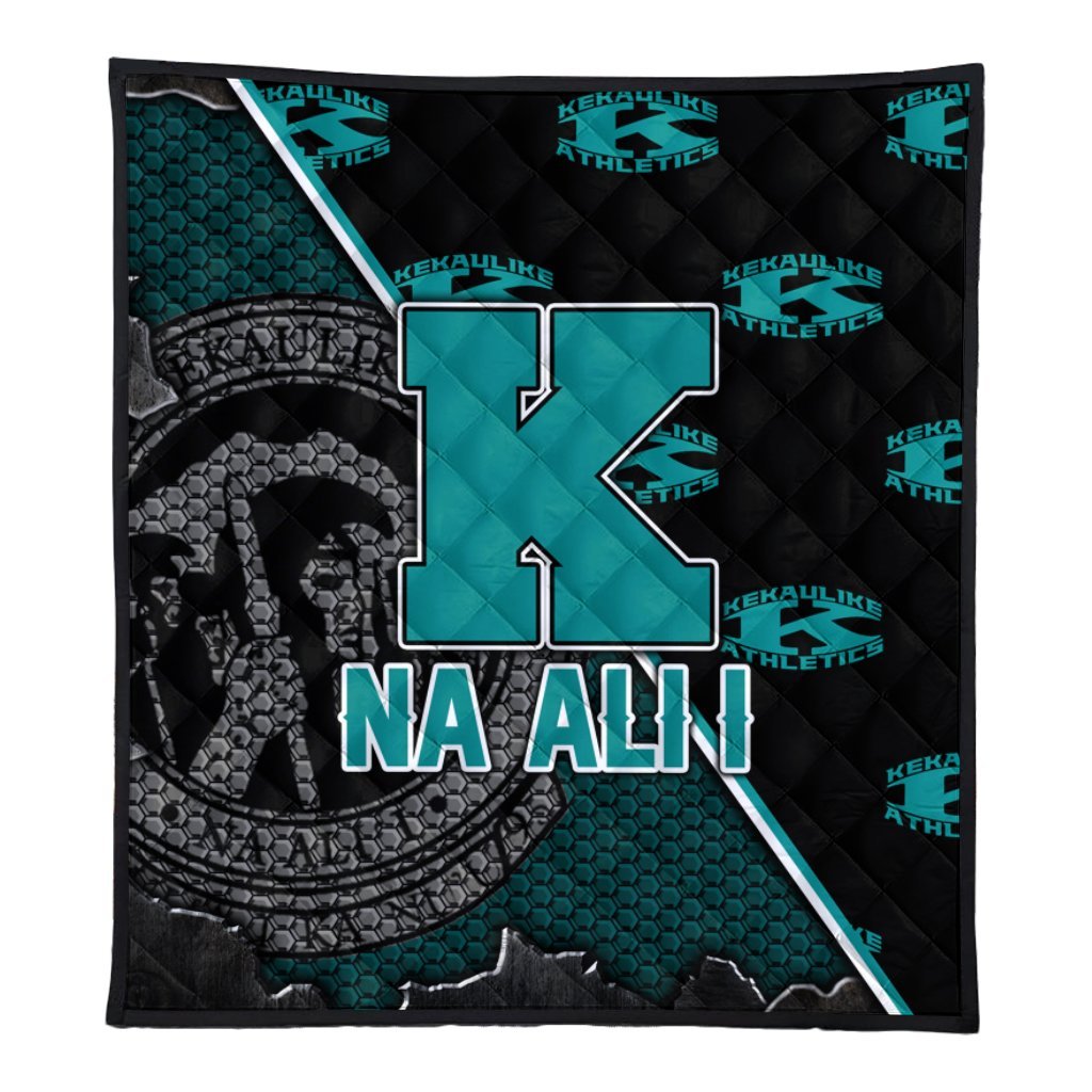 Hawaii Quilt - King Kekaulike High Premium Quilt - AH Blue - Polynesian Pride