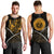 Hawaiian - King's Hawaii Coat Of Arms Polynesian Men's Tank Top - Mana Style - AH Black - Polynesian Pride