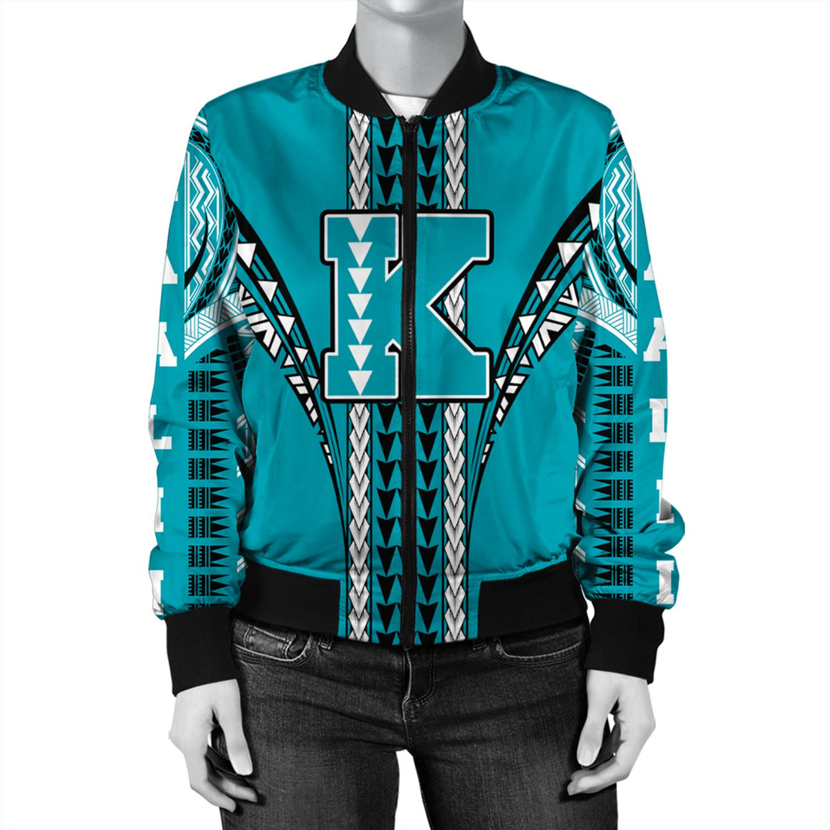 Hawaii Bomber Jacket - King Kekaulike High Bomber Jacket AH - Polynesian Pride