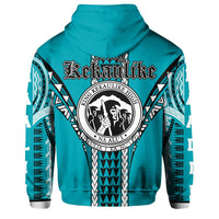 Hawaii Hoodie King Kekaulike High Zip Hoodie - Polynesian Pride