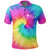 Hawaiian Kanaka Polo Shirt Tie Dye - Polynesian Pride