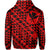 Hawaii Hoodie King Kakau Kanaka Red - Polynesian Pride
