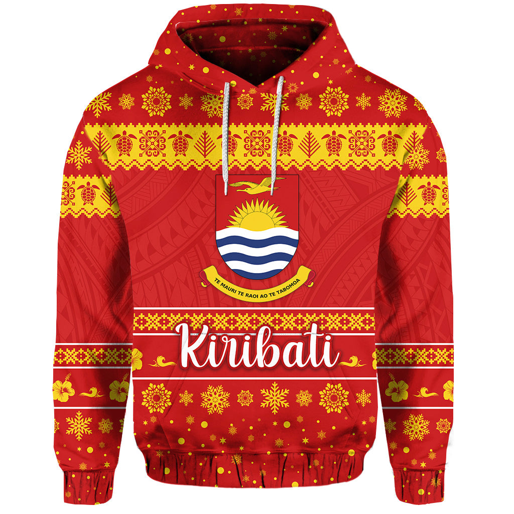 Custom Kiribati Christmas Hoodie Simple Style LT8 - Polynesian Pride