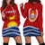 Kiribati Hoodie Dress Flag Style LT7 Red - Polynesian Pride