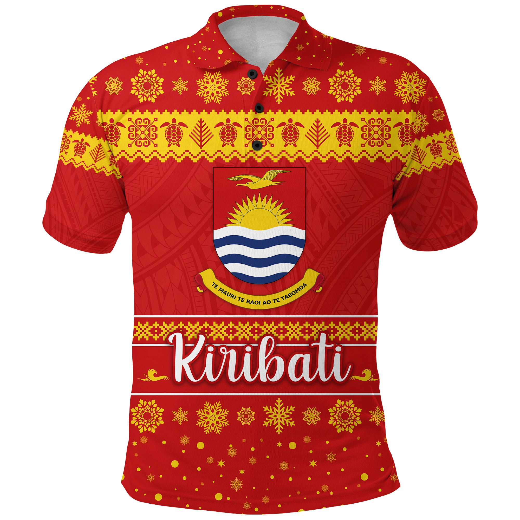 Kiribati Christmas Polo Shirt Simple Style LT8 - Polynesian Pride