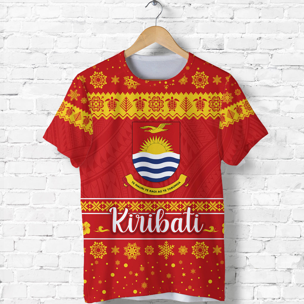 Kiribati Christmas T Shirt Simple Style LT8 - Polynesian Pride