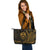 Kiribati Leather Tote - Wings Style - Polynesian Pride