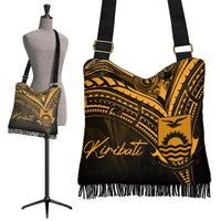 Kiribati Boho Handbag - Gold Color Cross Style - Polynesian Pride