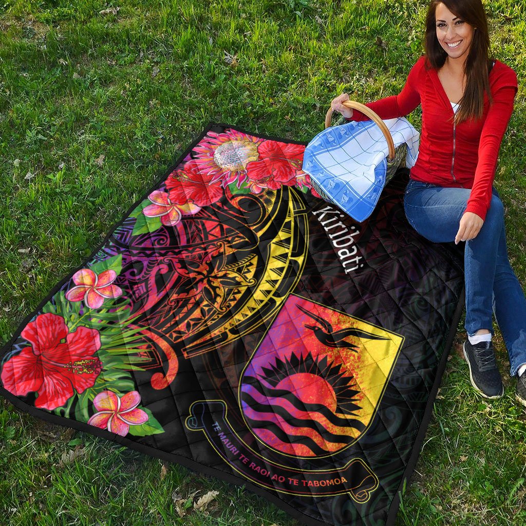 Kiribati Premium Quilt - Tropical Hippie Style - Polynesian Pride