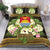 Kiribati Bedding Set - Polynesian Gold Patterns Collection Black - Polynesian Pride