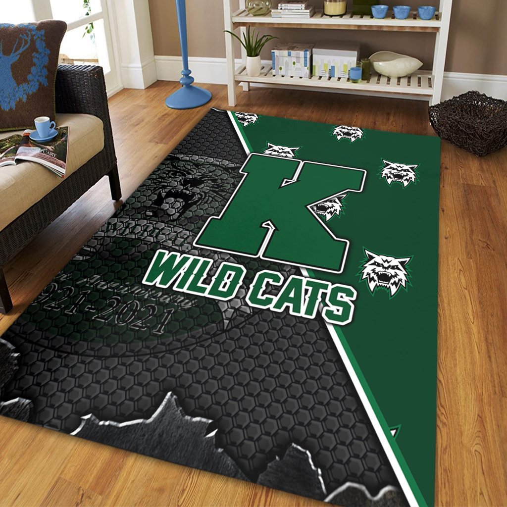 Hawaii Area Rug - Konawaena High Area Rug - AH Green - Polynesian Pride