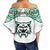 Hawaii - Kanaka Konawaena High School Off Shoulder Waist Wrap Top Demodern Style AH - Polynesian Pride