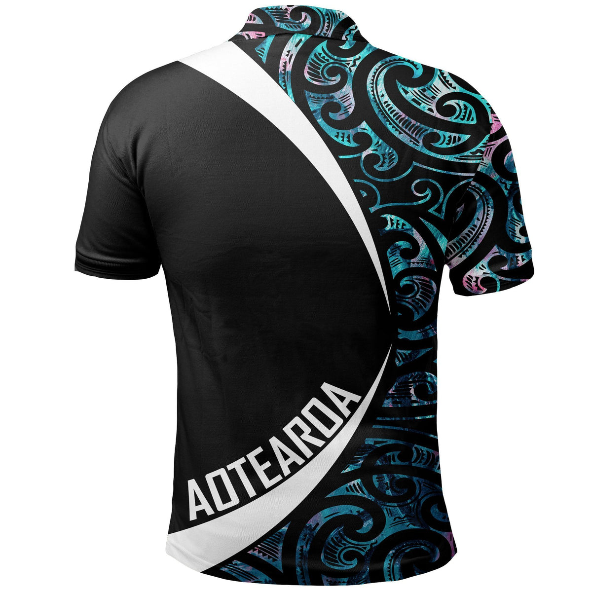 New Zealand Aotearoa Maori Dolphin Polo Shirt, Koru Aihe Paua Golf Shirts - Polynesian Pride
