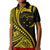 Custom Kosrae Polo Shirt Federated States of Micronesia Gold Wave Style LT9 Kid Gold - Polynesian Pride