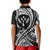 Custom Kosrae Polo Shirt Federated States of Micronesia Black Wave Style LT9 - Polynesian Pride