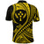 Custom Kosrae Polo Shirt Federated States of Micronesia Gold Wave Style LT9 - Polynesian Pride