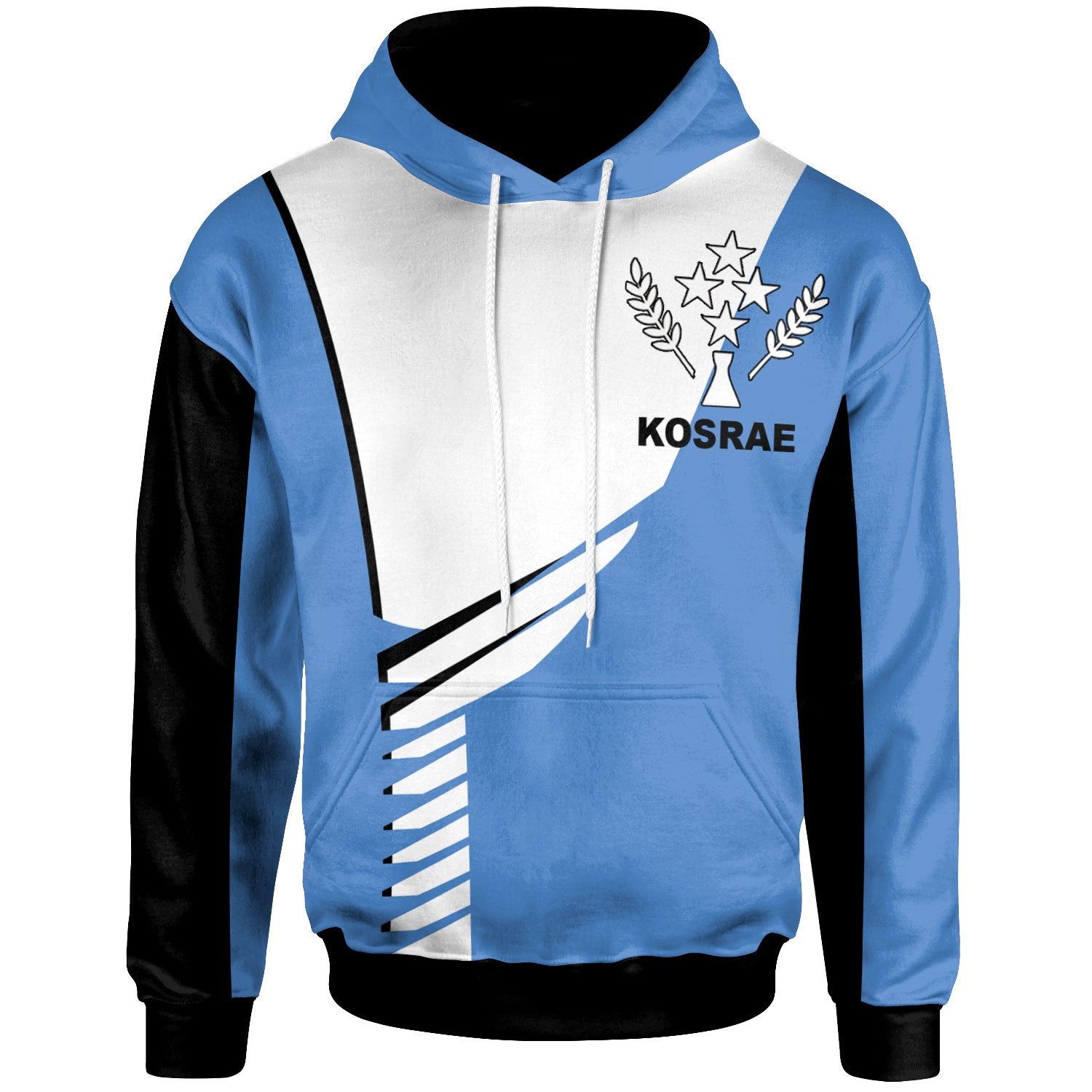 Kosrae Hoodie Athletes Style Unisex Blue - Polynesian Pride