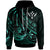 Kosrae Hoodie The Flow of The Ocean Unisex Green - Polynesian Pride