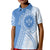 (Custom Personalised) FSM Kosrae Micronesian Pattern KID Polo Shirt Proud Islander LT7 Unisex Cerulean - Polynesian Pride