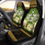 Kosrae Car Seat Cover - Polynesian Gold Patterns Collection Universal Fit Black - Polynesian Pride