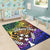 Kosrae Custom Personalised Area Rug - Rainbow Polynesian Pattern - Polynesian Pride