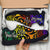 Kosrae Custom Personalised Sneakers - Rainbow Polynesian Pattern - Polynesian Pride