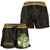 Kosrae State Women's Shorts - Polynesian Gold Patterns Collection - Polynesian Pride