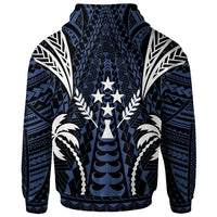 Kosrae Hoodie Blood Runs Through My Veins Style Flag - Polynesian Pride
