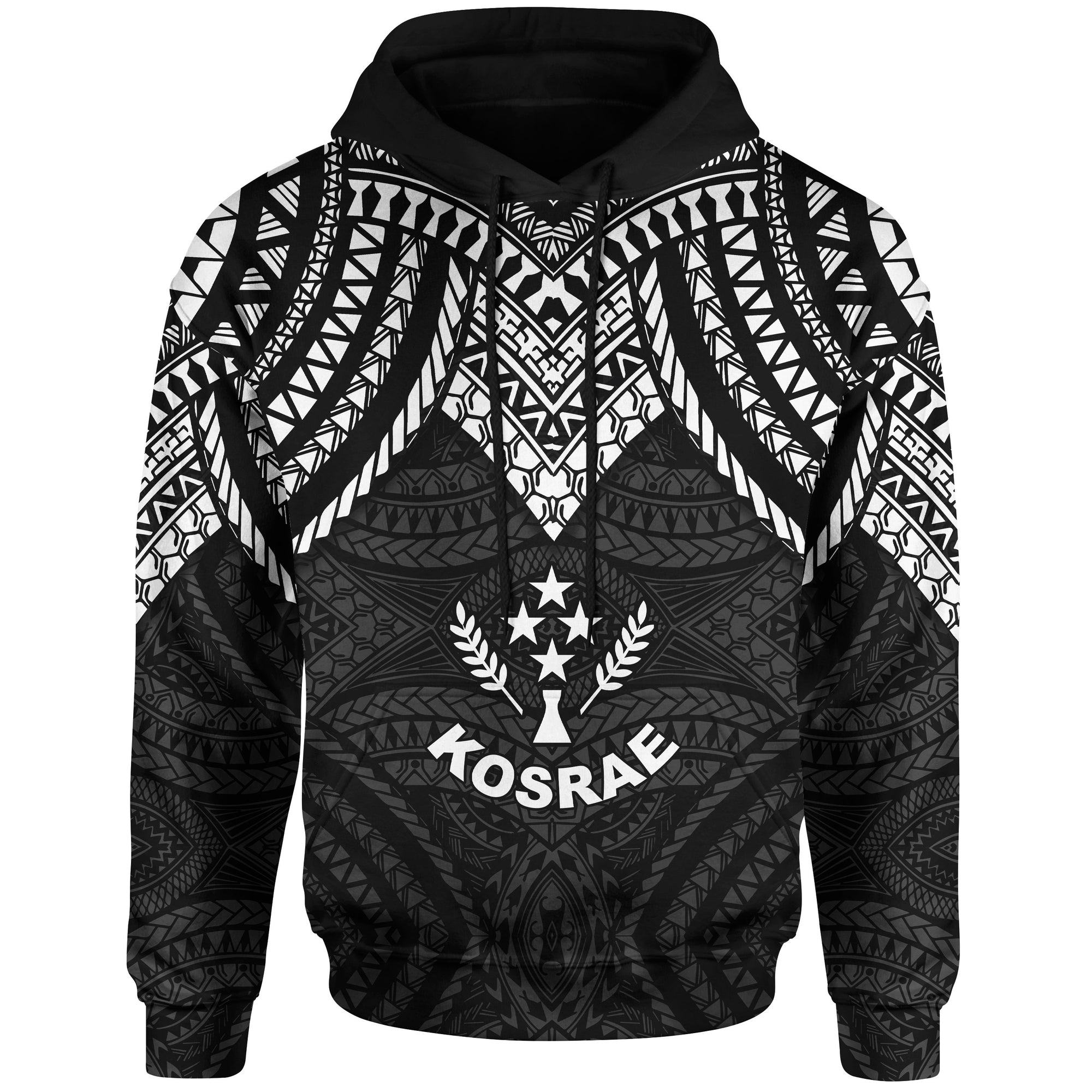 Kosrae Hoodie Micronesian Pattern Armor Style Unisex - Polynesian Pride