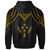 Kosrae Hoodie Polynesian Armor Style Gold - Polynesian Pride