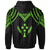 Kosrae Hoodie Polynesian Armor Style Green - Polynesian Pride