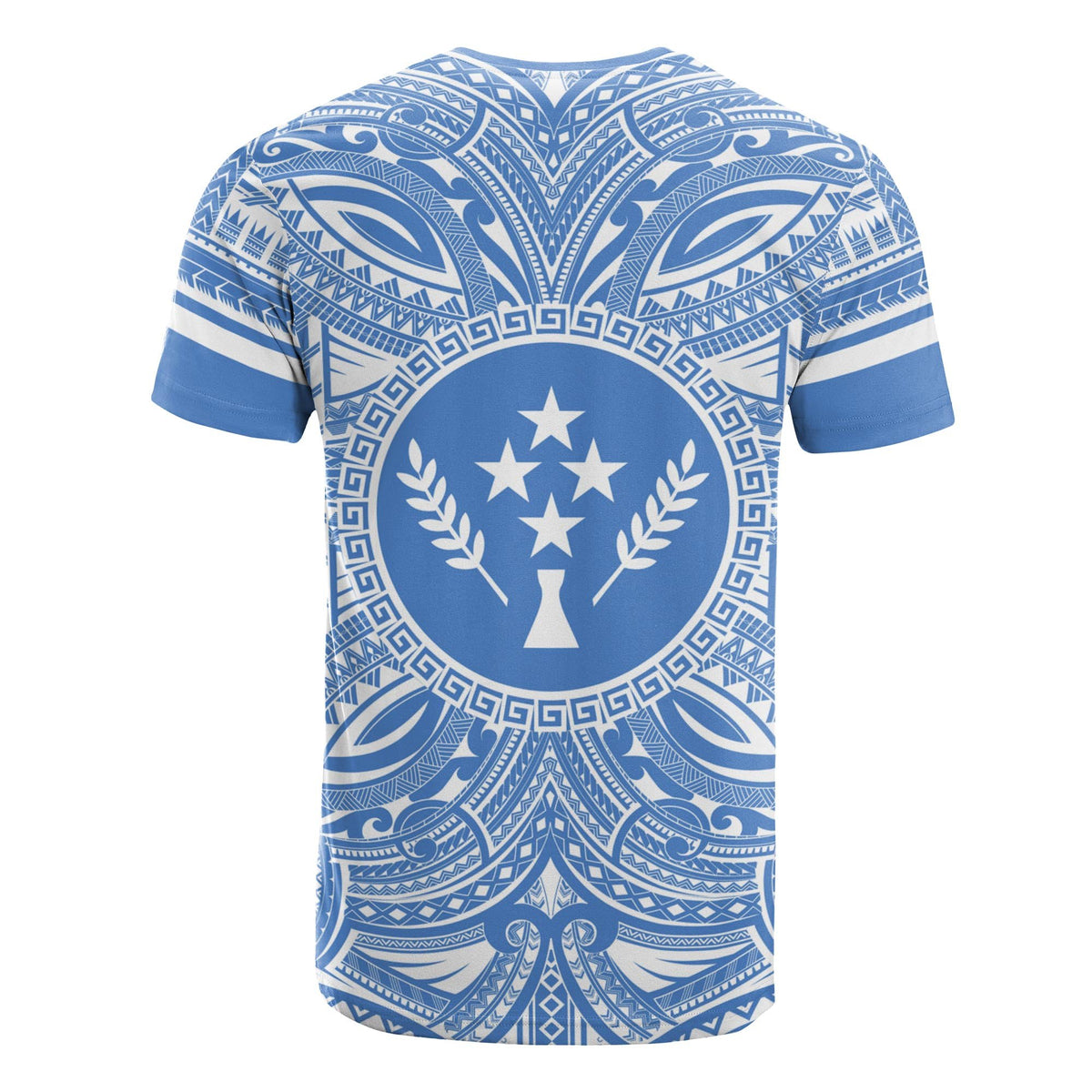 Kosrae All T Shirt Kosrae Coat Of Arms Polynesian Flag Color - Polynesian Pride