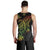 Kosrae Custom Personalised Men's Tank Top - Reggae Turtle - Polynesian Pride