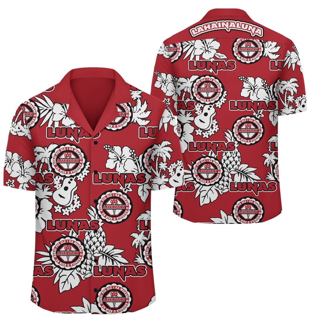 Hawaii Hawaiian Shirt - Lahainaluna High Hawaiian Shirt - AH Unisex Red - Polynesian Pride