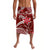 Custom Hawaii Flowers Wave Lavalava Kanaka Maoli Red Polynesian LT13 Red - Polynesian Pride