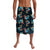 Hawaii Skeleton Surf Lavalava Halloween Hawaiian Tribal LT13 Black - Polynesian Pride