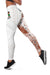 Fiji Tapa Women Legging White Fijian Masi Be Loved Hibiscus Ver.01 LT13 - Polynesian Pride