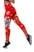 Hawaii Christmas Santas Surf Mele Kalikimaka Women Legging - LT2 RED - Polynesian Pride