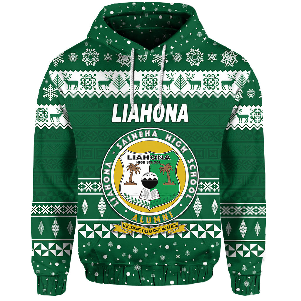 Custom Liahona High School Christmas Hoodie Simple Style LT8 - Polynesian Pride