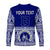 (Custom Personalised) TOLOA Long Sleeve Shirt Tupou College Tonga Pattern LT13 - Polynesian Pride