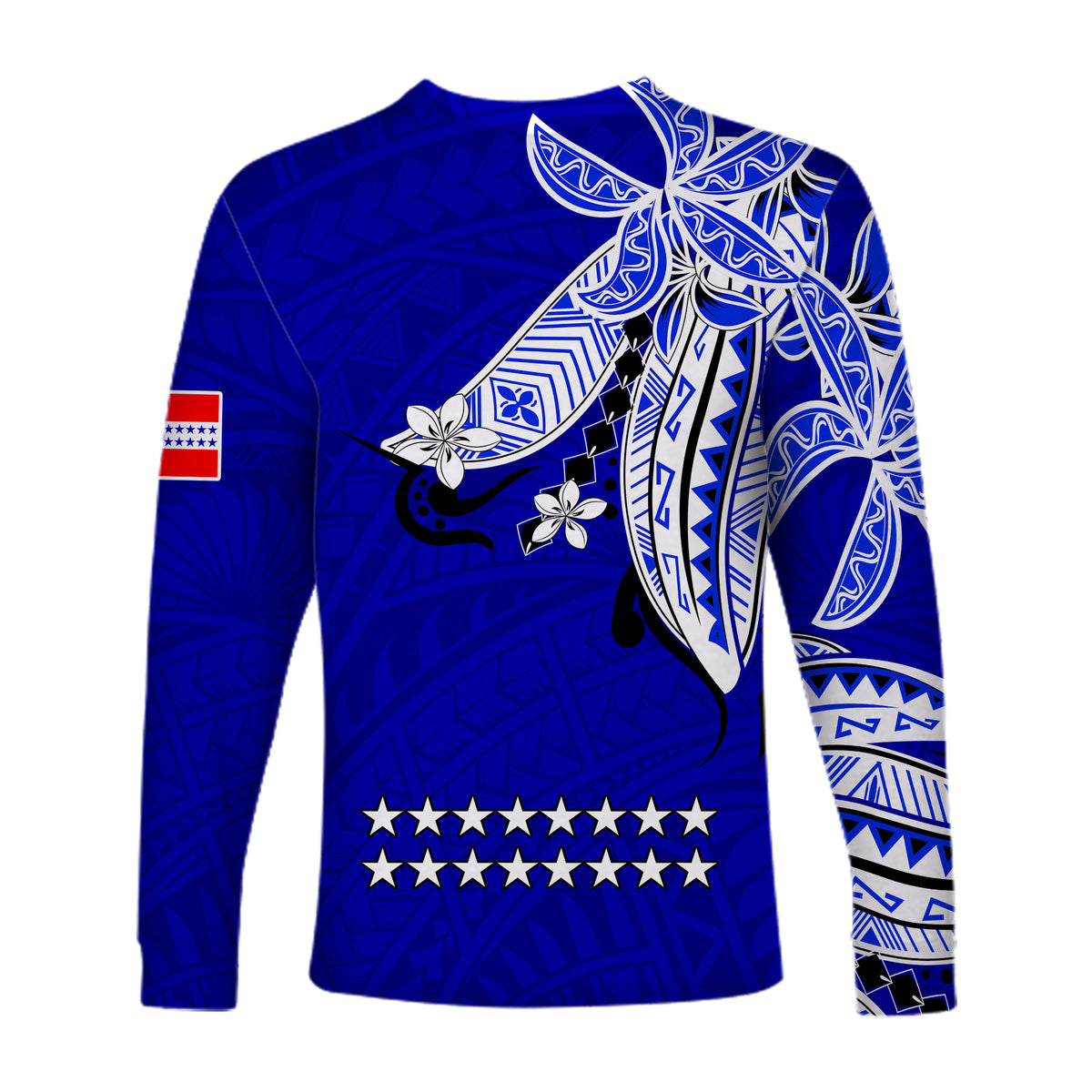 Tuamotu Archipelago Long Sleeve Shirt Polynesian Pattern Islands French Polynesia LT13 - Polynesian Pride