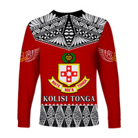 Kolisi Tonga Long Sleeve Shirt College 'Atele Mate Ma'a Tonga LT13 - Polynesian Pride