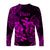 Pisces Zodiac Polynesian Long Sleeve Shirt Unique Style - Pink LT8 - Polynesian Pride