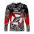 Wallis and Futuna Polynesian Long Sleeve Shirt Unique Style - Gradient Red Black LT8 - Polynesian Pride