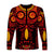 Marquesas Islands Long Sleeve Shirt Marquesan Tattoo Original Style - Red LT8 - Polynesian Pride