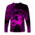 Capricorn Zodiac Polynesian Long Sleeve Shirt Unique Style - Pink LT8 - Polynesian Pride