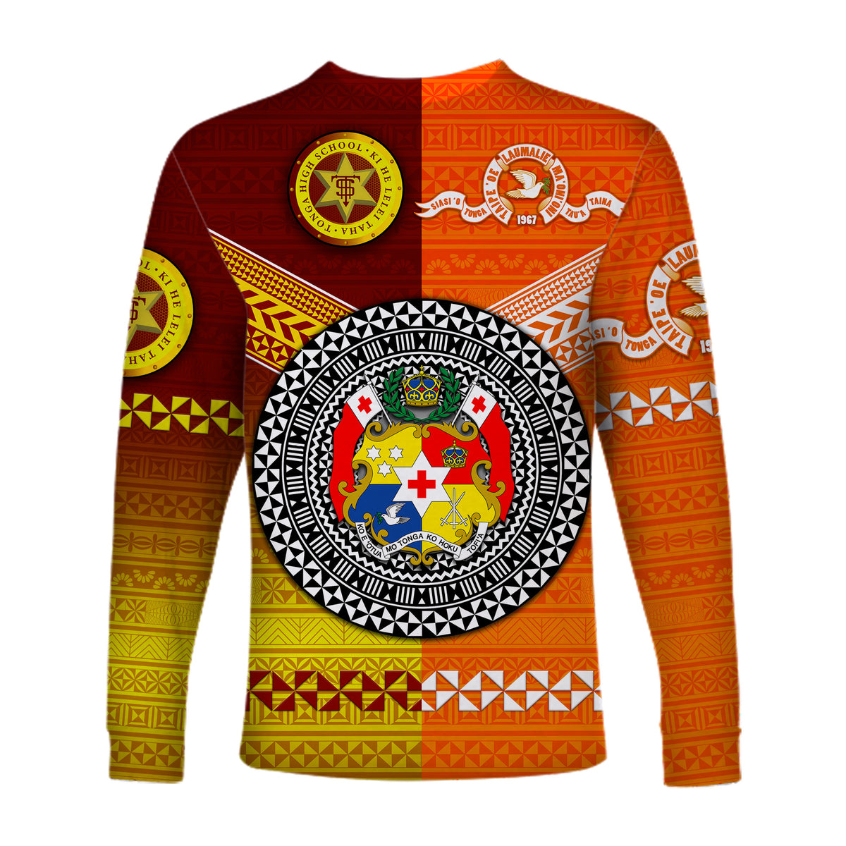 Tonga Tailulu College And Tonga High School Long Sleeve Shirt Together Unique Style LT8 - Polynesian Pride