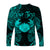 (Custom Personalised) Cancer Zodiac Polynesian Long Sleeve Shirt Unique Style - Turquoise LT8 - Polynesian Pride