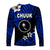 FSM Chuuk Long Sleeve Shirts Unique Vibes - Blue LT8 - Polynesian Pride