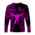 (Custom Personalised) Ophiuchus Zodiac Polynesian Long Sleeve Shirt Unique Style - Pink LT8 - Polynesian Pride